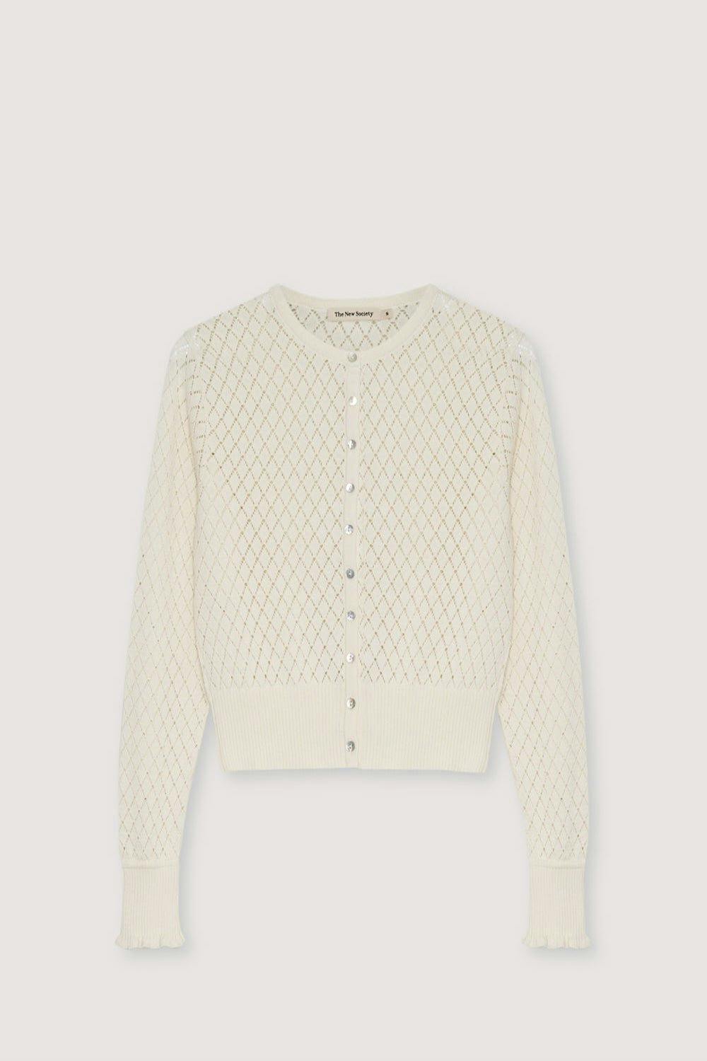 Lirio Woman Cardigan Ecru