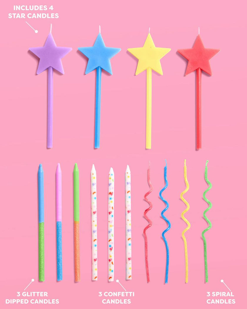 Bday Bonnanza Candles - 14 pc candle set