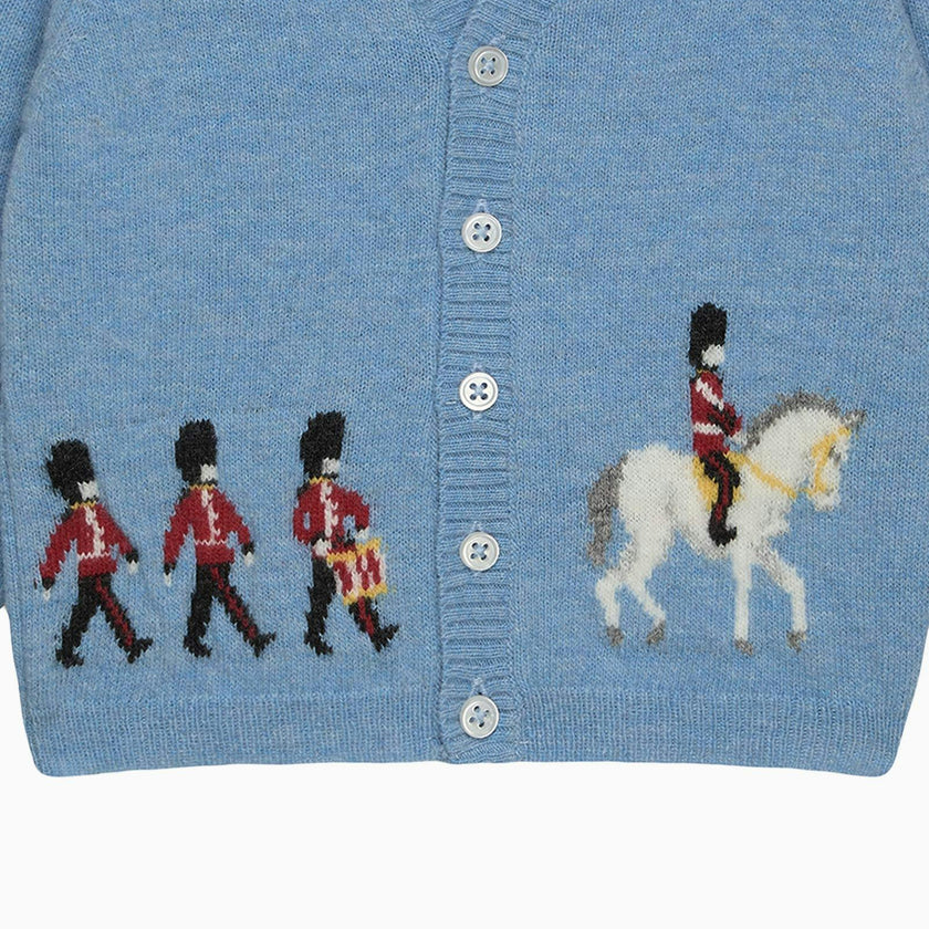 Baby Guardsman On Horse Cardigan