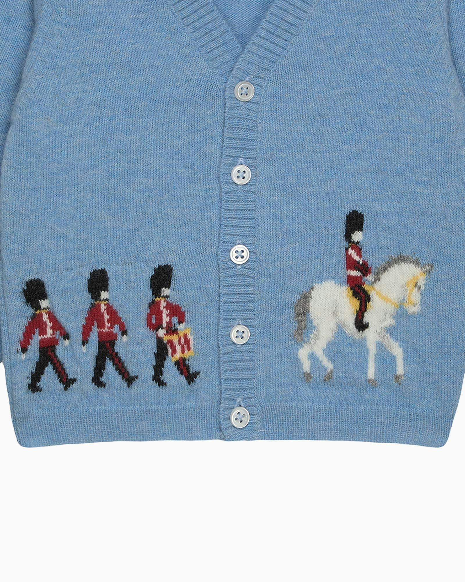 Baby Guardsman On Horse Cardigan