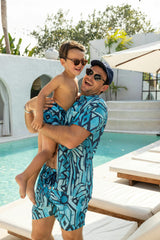 The Desert Island - Full Moon - Boys Swim Trunks UPF 50+