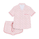 Cherries Woman's Pima Cotton Short Pajama Set