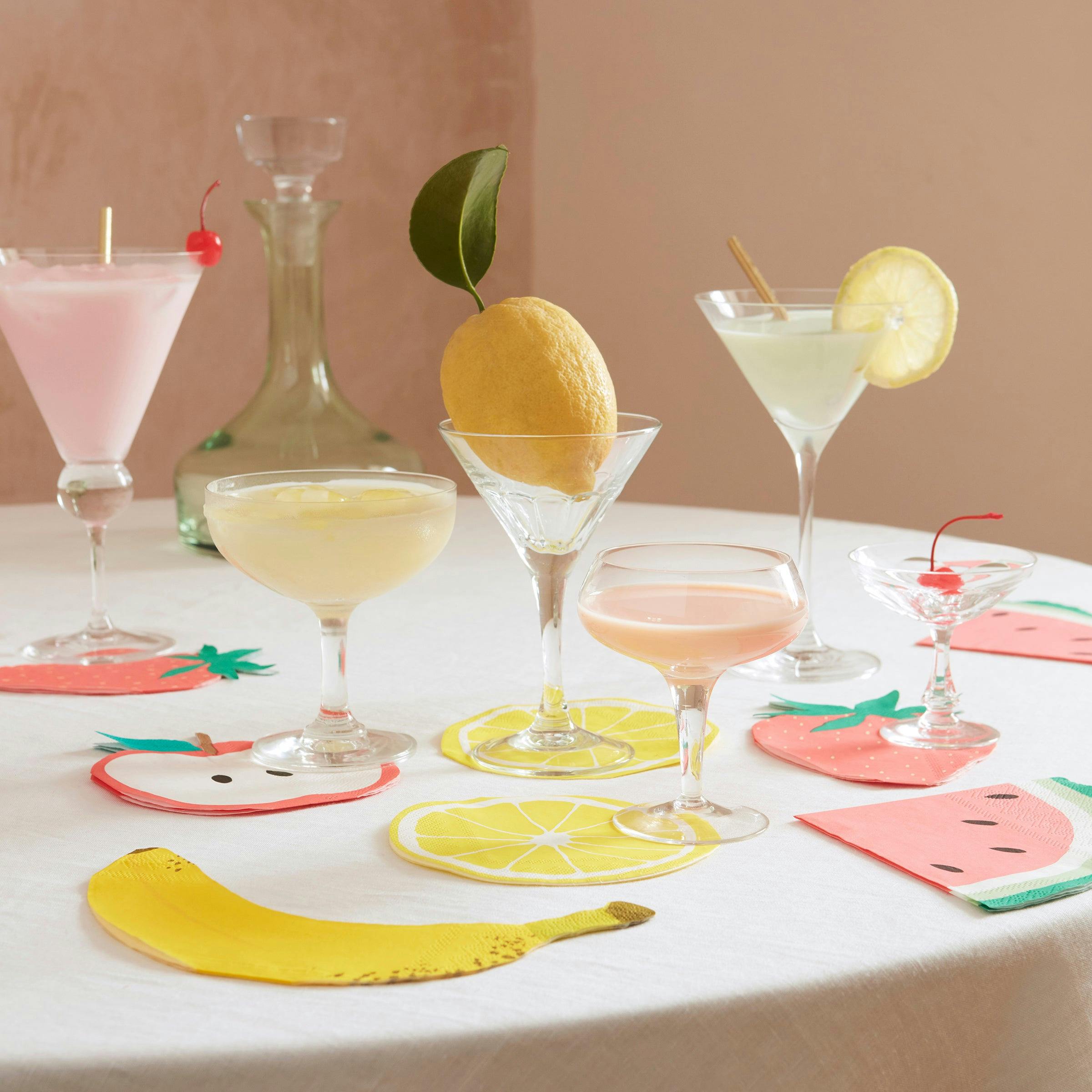 Watermelon Slice Napkins