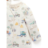 Printed Zip Growsuit Pack Farm Vehicles Print