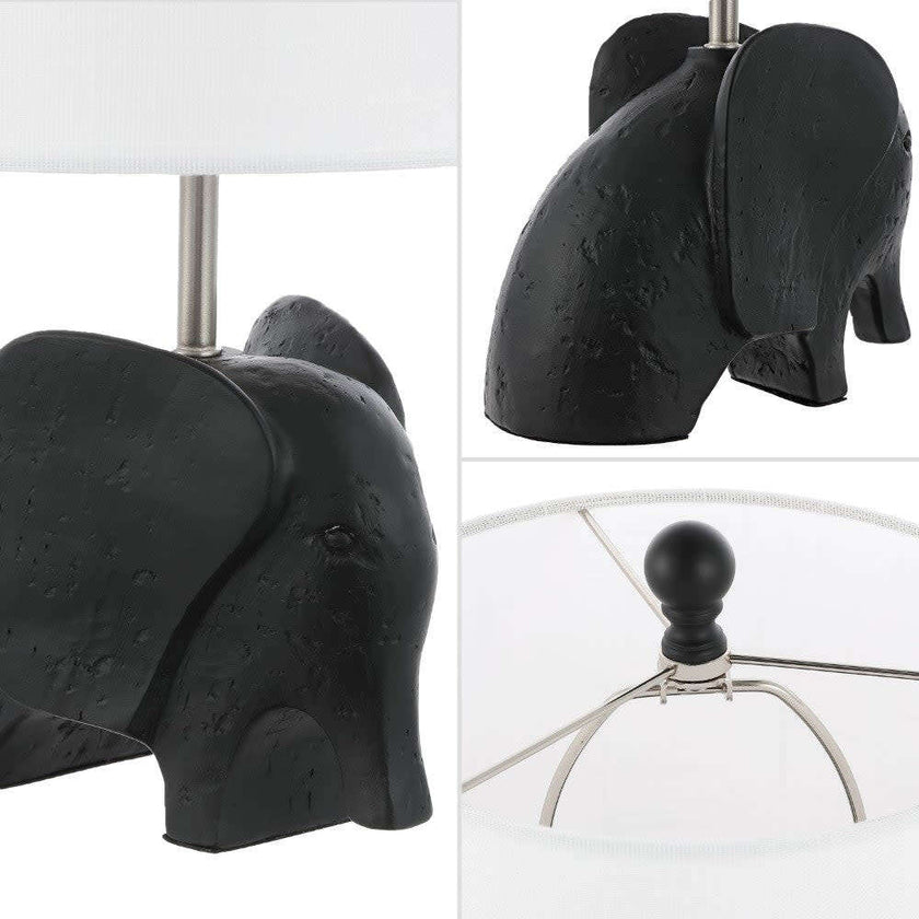 Koda 17.5" Eclectic Southwestern Resin/Iron LED Kids' Table Lamp