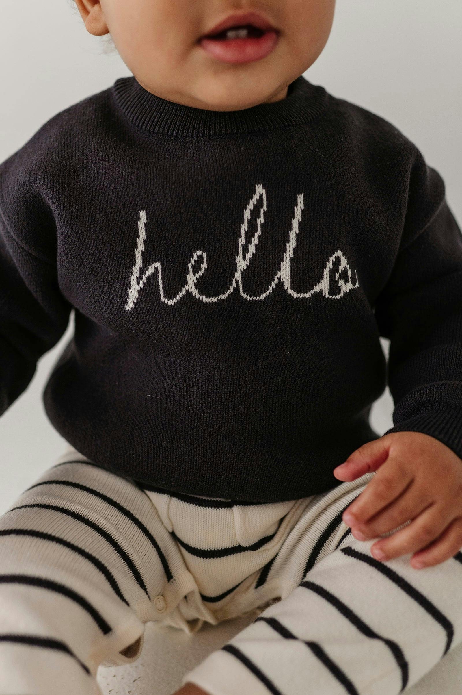 Knit Sweater in Hello