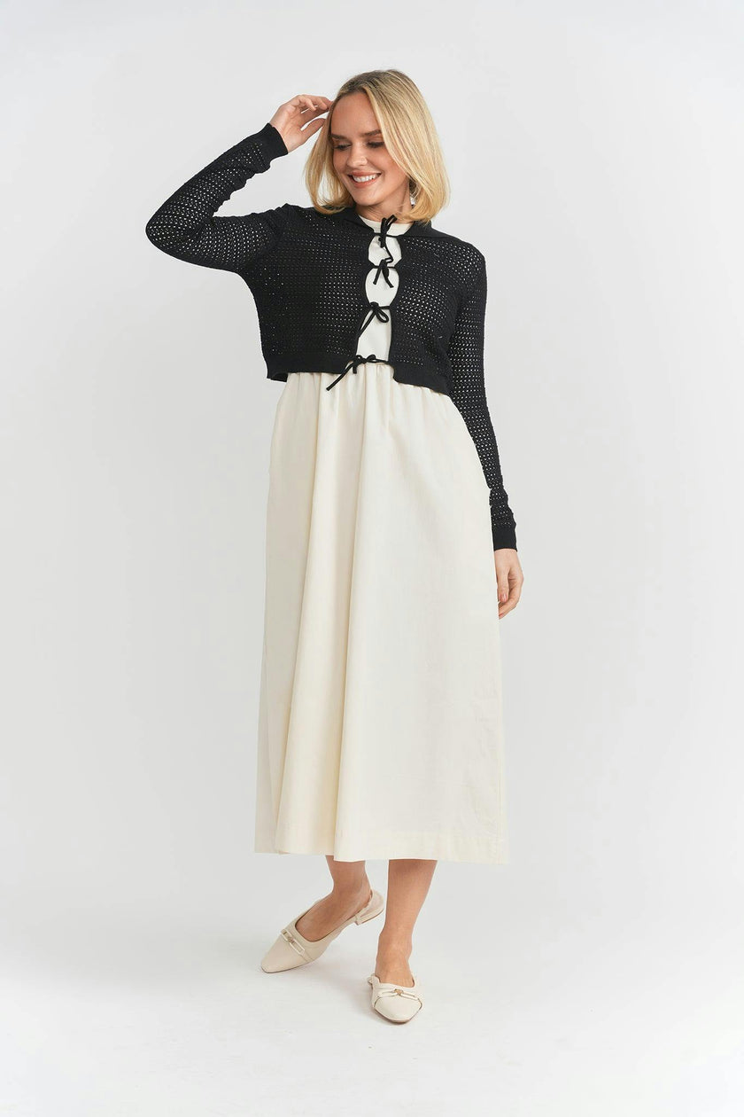Eyelet Knit Sweater