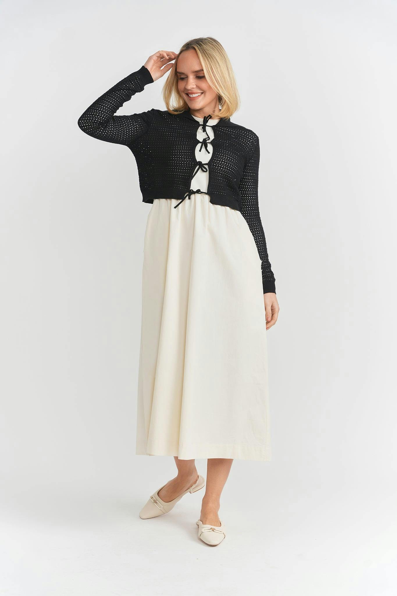 Eyelet Knit Sweater