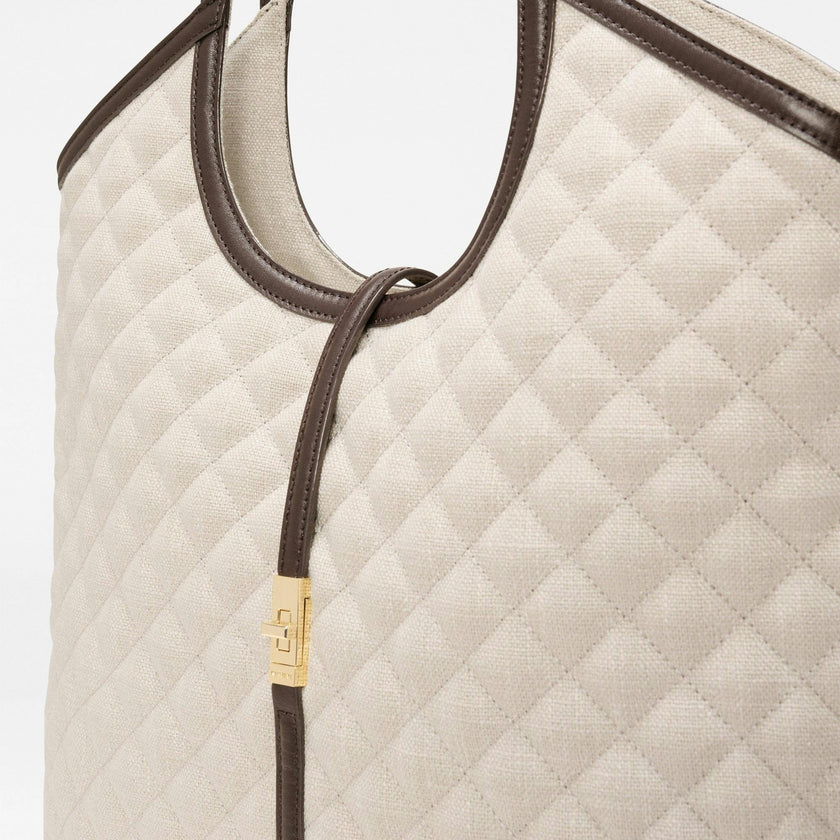Sandy Linen Large Astor Tote