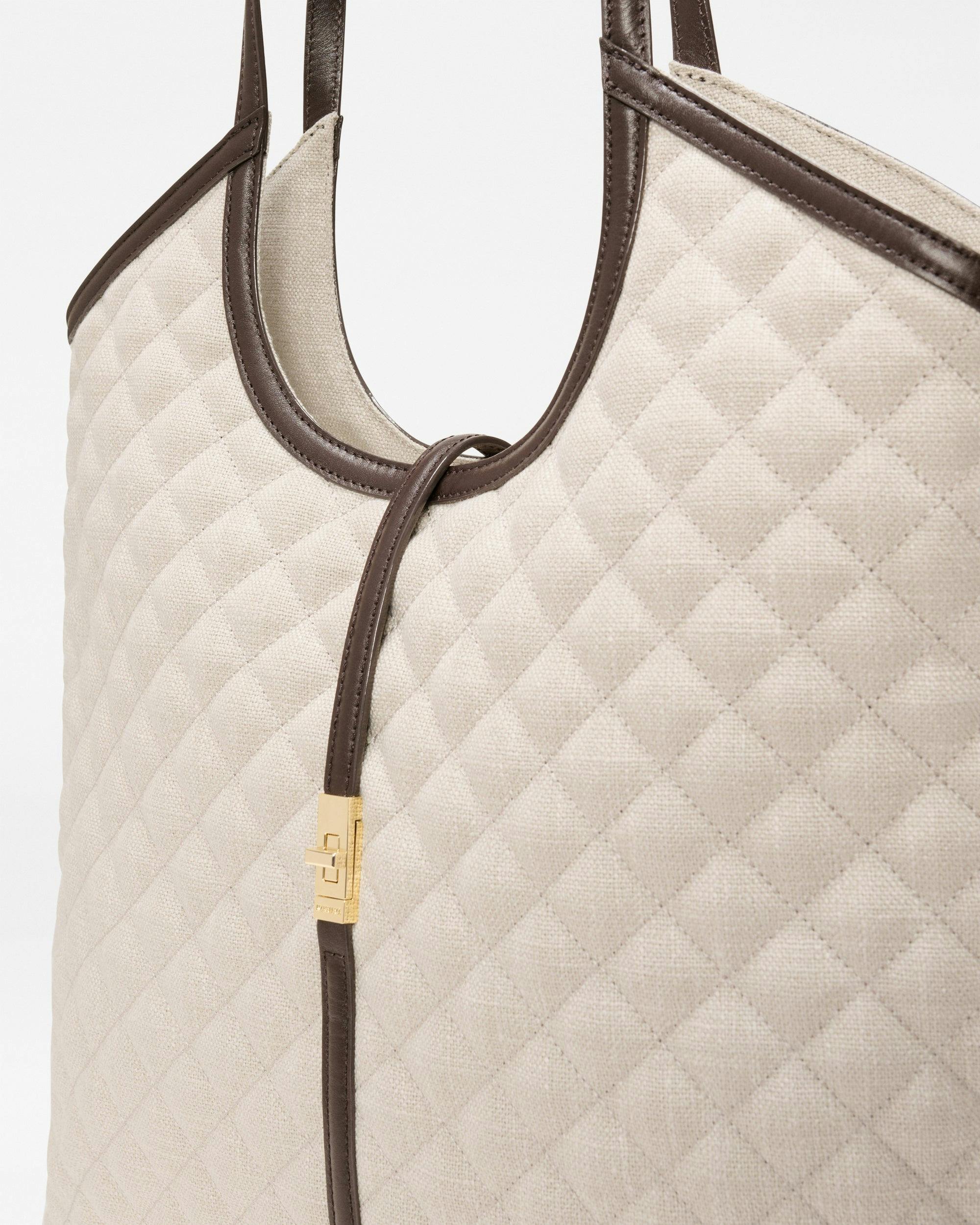 Sandy Linen Large Astor Tote