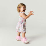 Lyra Ruffled Picot Bodysuit Dress
