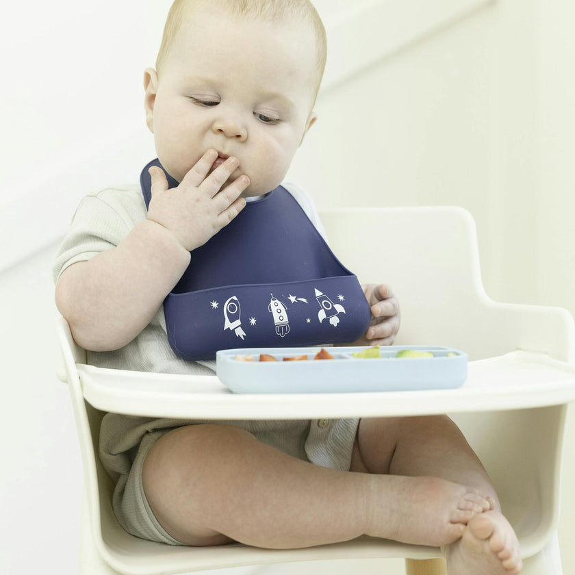Outer Space Little Bites Narrow Bib