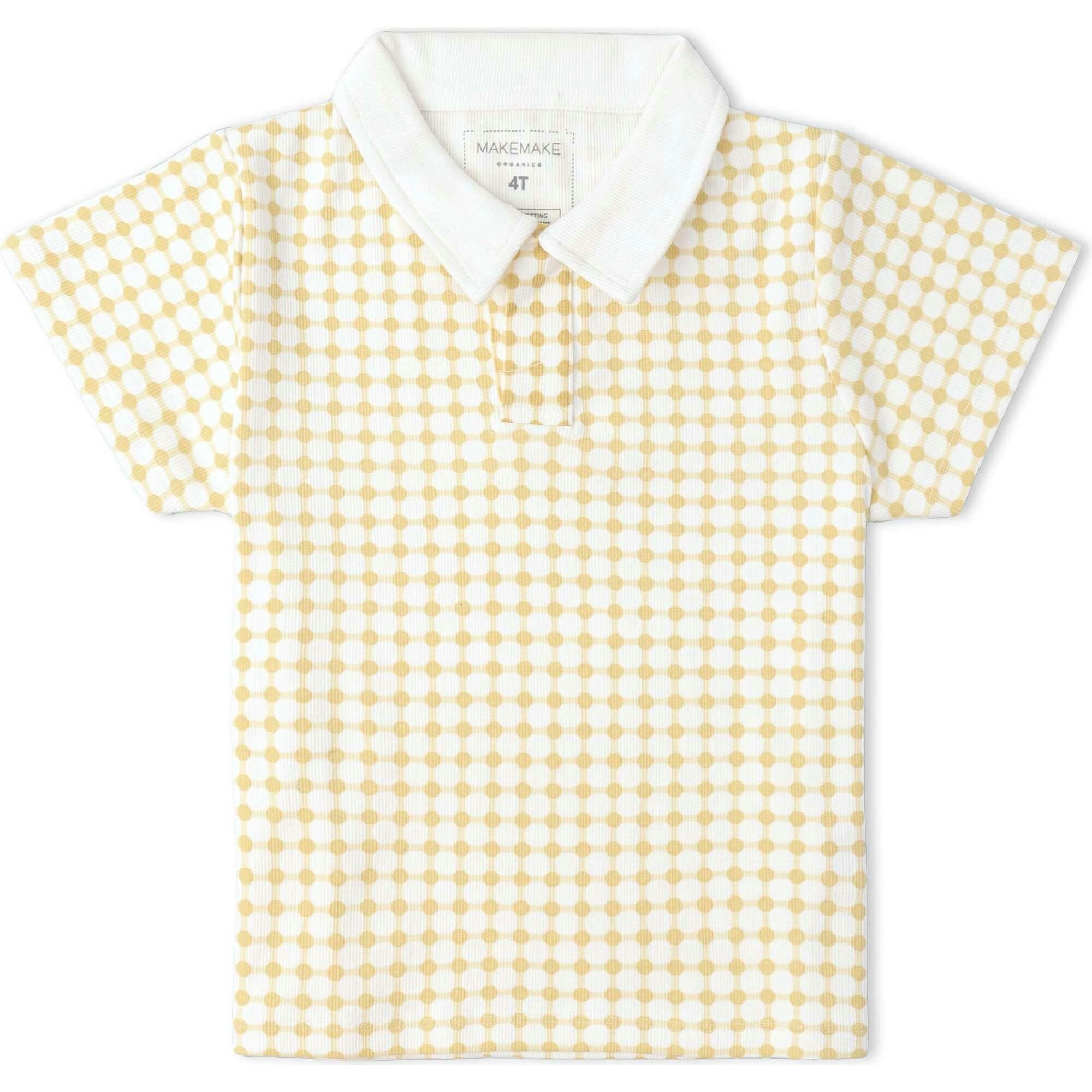 Organic Collar Tee & Shorts Set - Dotty Gingham