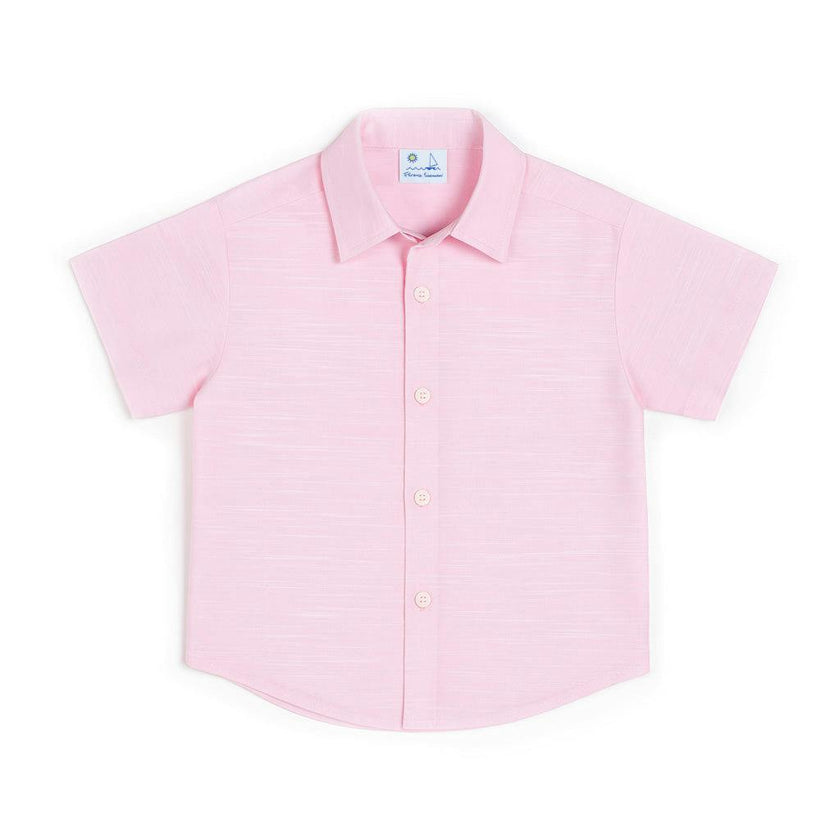 Linen Look Camp Shirt