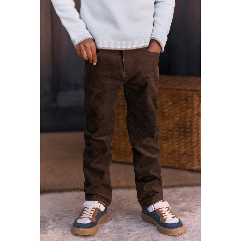 TARTINE ET CHOCOLAT Micro Cord Trousers - Chocolat