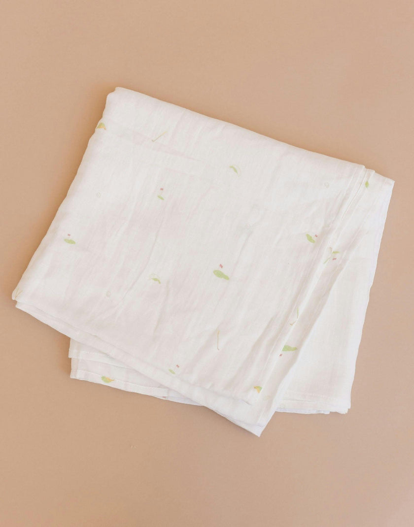Organic Muslin Swaddle Set - Green