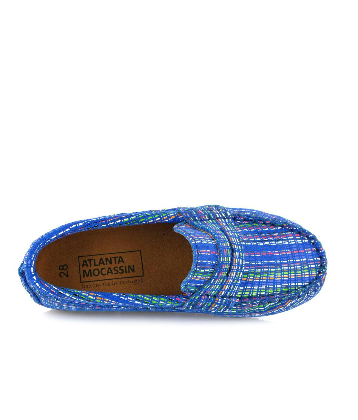 Penny Moccasins, Blue Multi