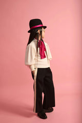 Knit Turtleneck Top Cream