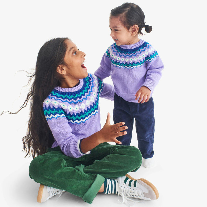 Kids fair isle sweater