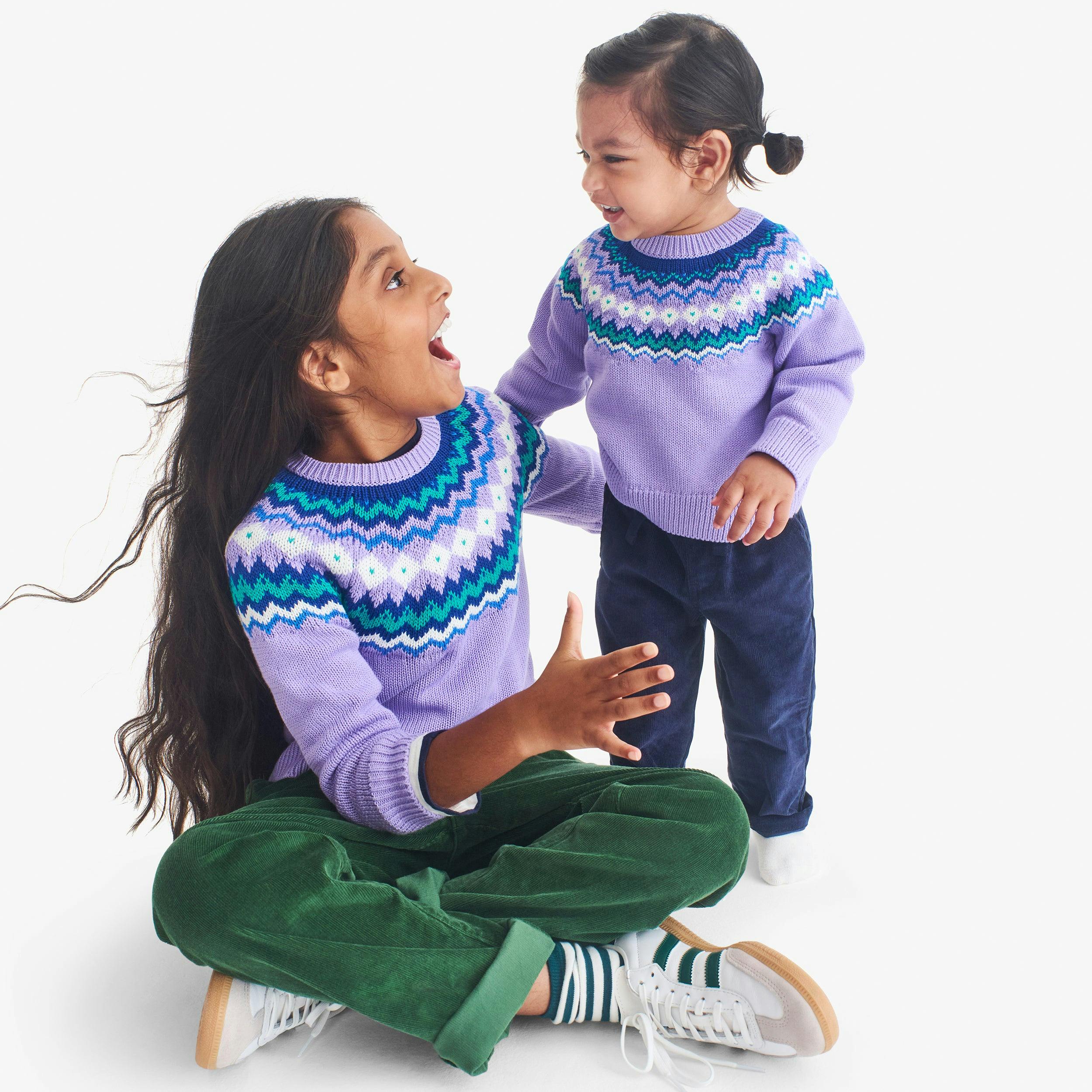 Kids fair isle sweater