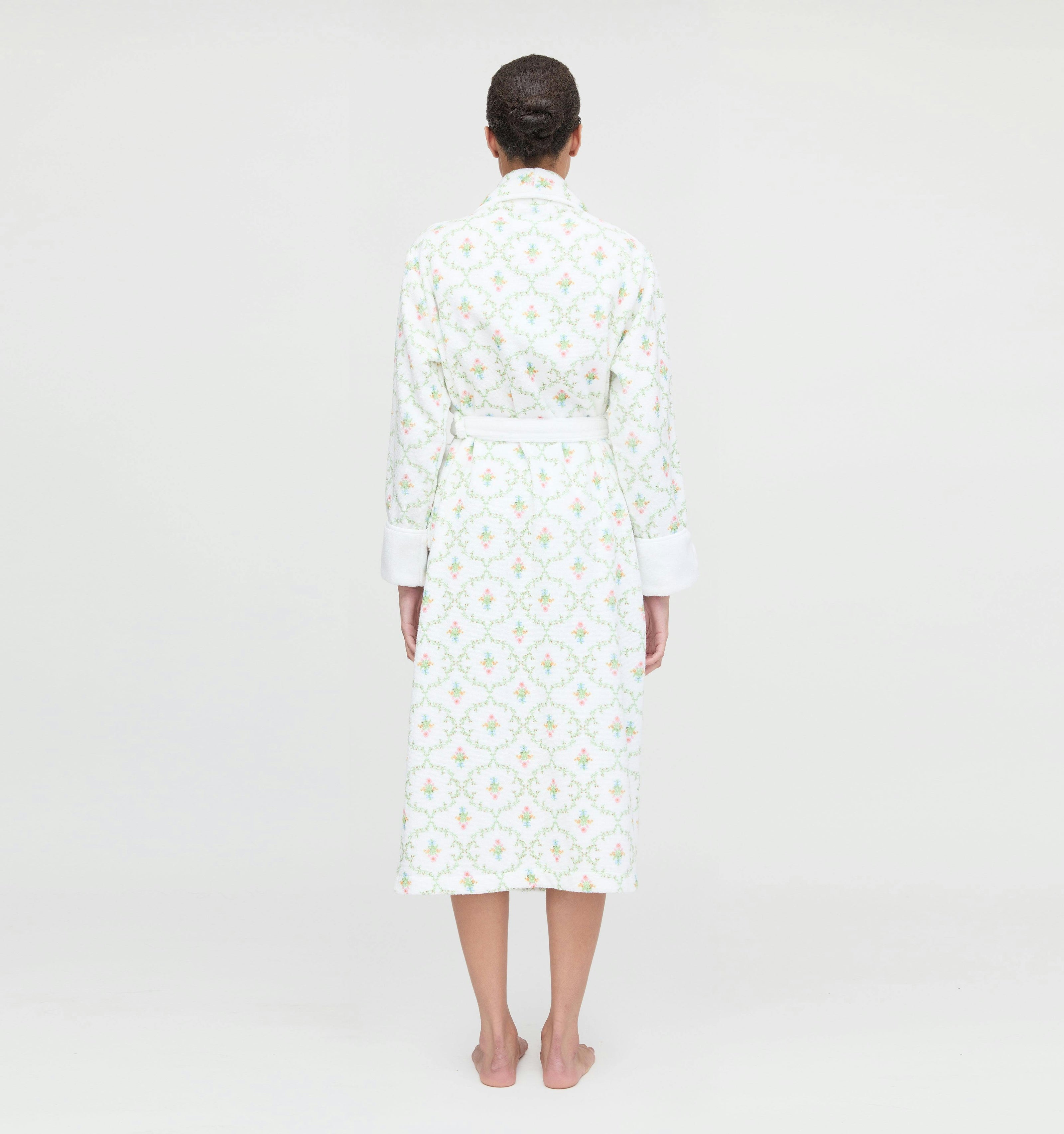 The Hotel Robe - Pastel Trellis