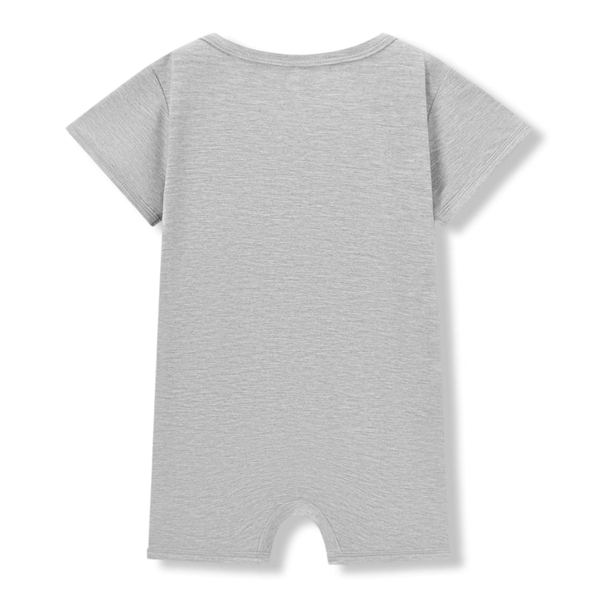 Grey Melange Luxe Solid Shortall