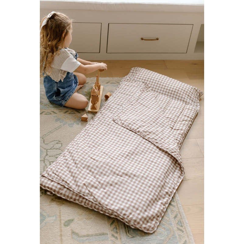Organic Toddler Nap Roll-N-Rest Mat Set