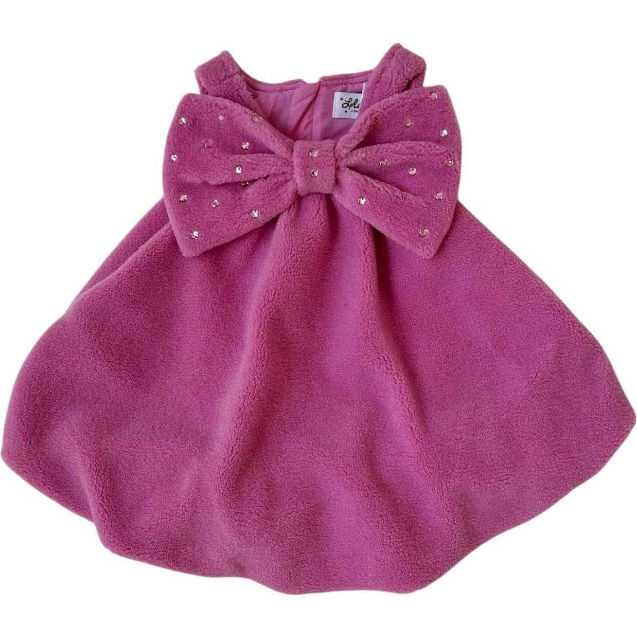 Big Bow Teddy Fleece Dress