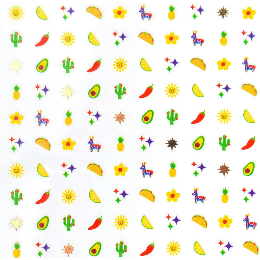 Taco 'Bout A Party Nail Stickers
