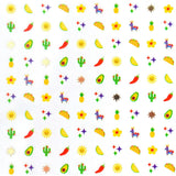 Taco 'Bout A Party Nail Stickers