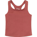 Longline Crop, Red