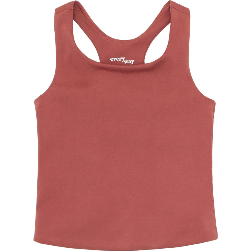 Longline Crop, Red