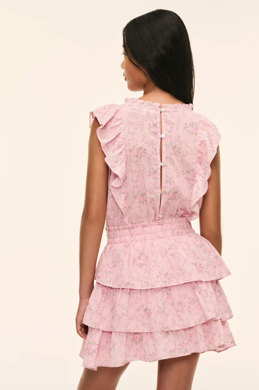 Decker Tween Dress, Spiced Camellia