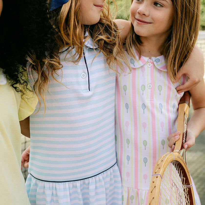 Louisa Dress - Ice Stripe