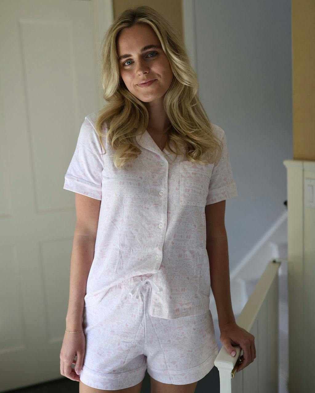 Boston Women’s Button Front Short Pajama Set