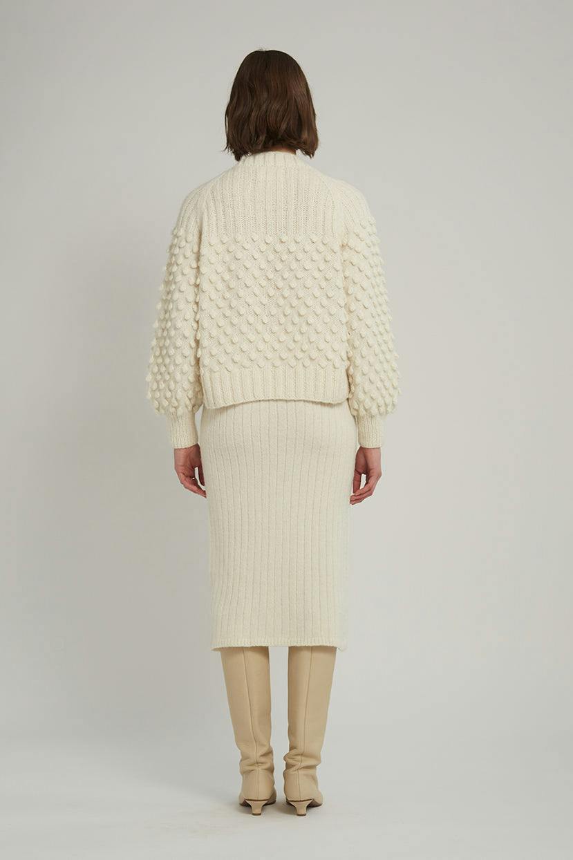 SAGE CARDI | IVORY