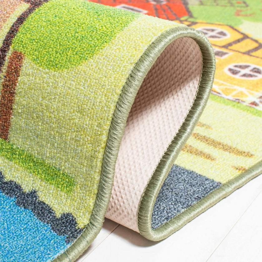 Kids Playhouse Journey Rug, Green