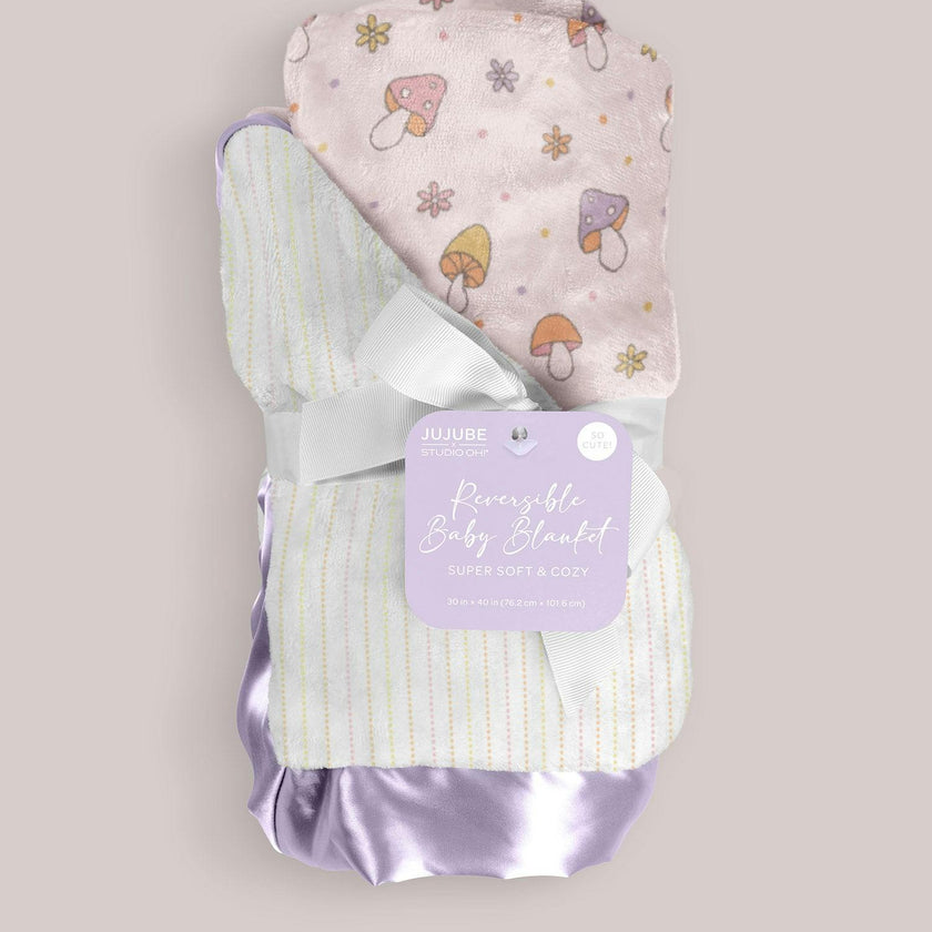 JuJuBe × Studio Oh! Printed Reversible Baby Blankets