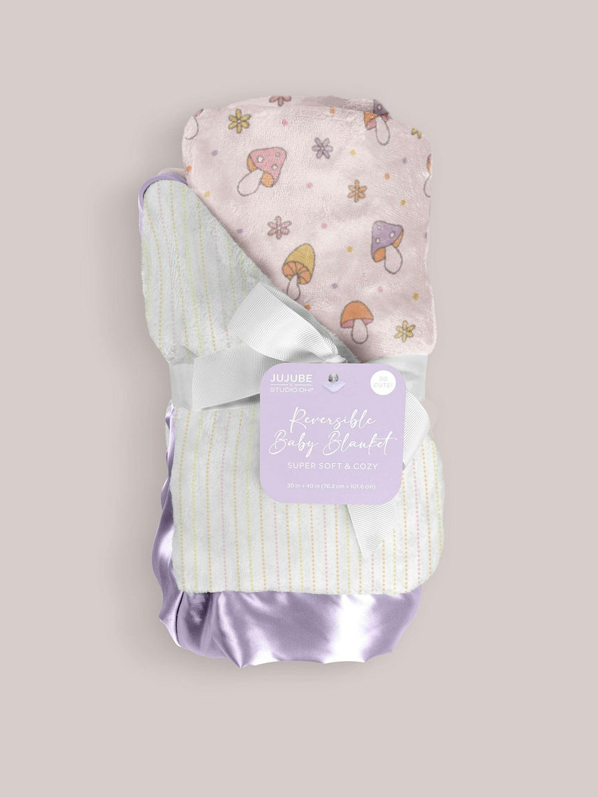 JuJuBe × Studio Oh! Printed Reversible Baby Blankets