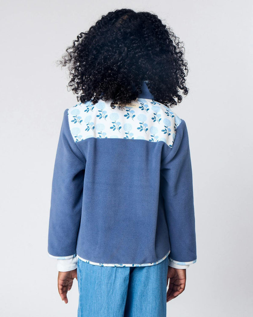 Kids Hydrangea Fleece Jacket