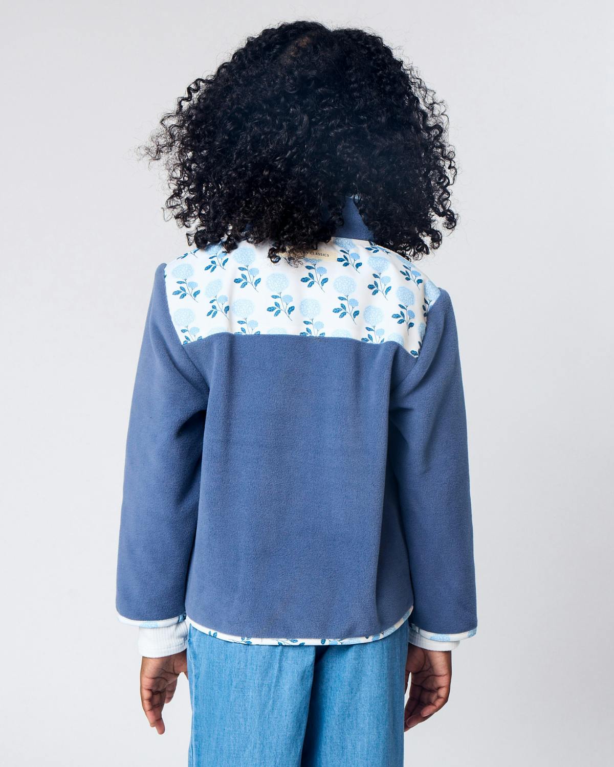 Kids Hydrangea Fleece Jacket
