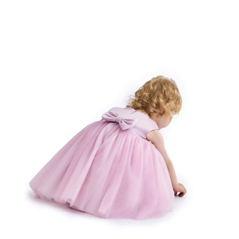 Purple Zinara Ribbon Bloom Gown
