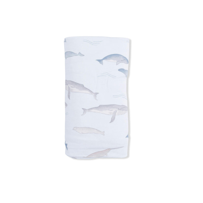Little Whales - Swaddle Blanket