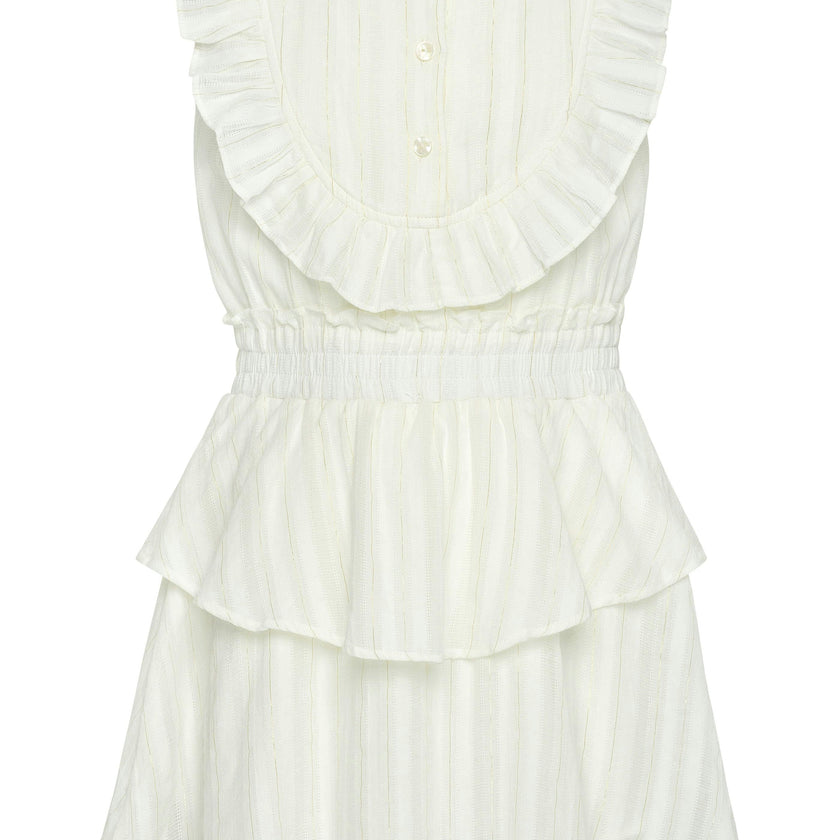 Jane Dress White/Gold
