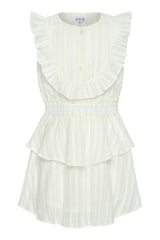 Jane Dress White/Gold