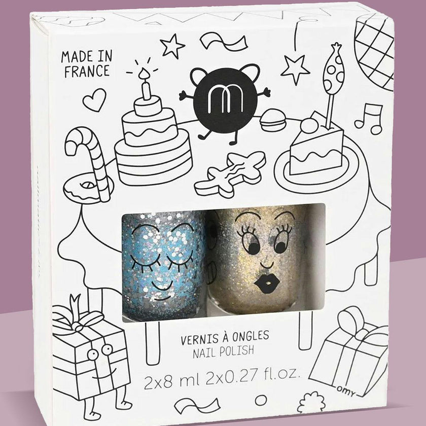 Nail Polish for Kids Set of 2 BOUM