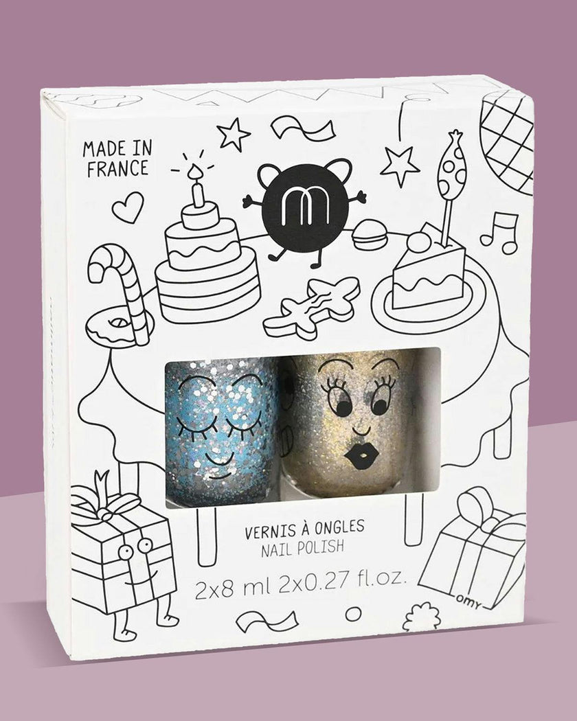 Nail Polish for Kids Set of 2 BOUM