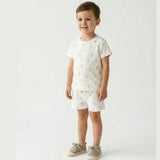 Organic Tee & Shorts Set - Lemons