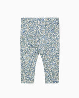 Baby Arabella Floral Leggings in Blue