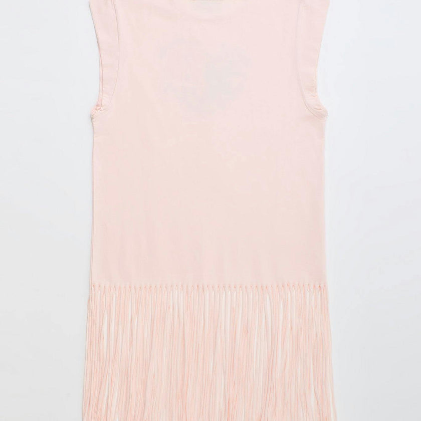 BIRDS DRESS BLUSH